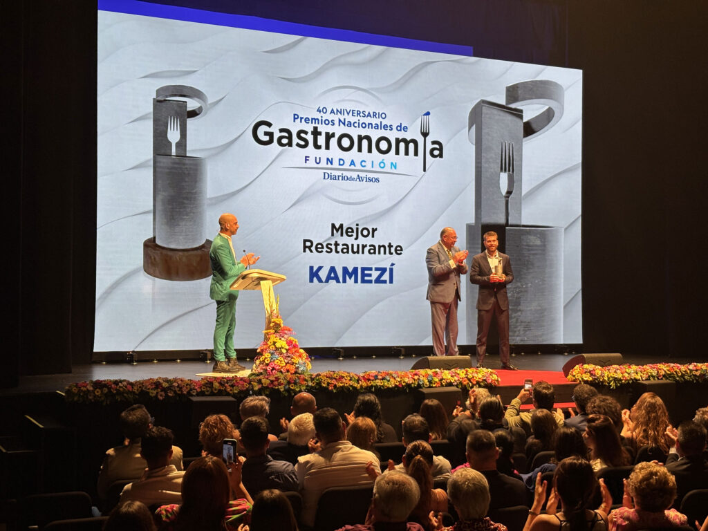 Platocanario.es Kamezí recibió el premio al Mejor Restaurante en la 40 edición de los Premios Nacionales de Gastronomía del Diario de Avisos