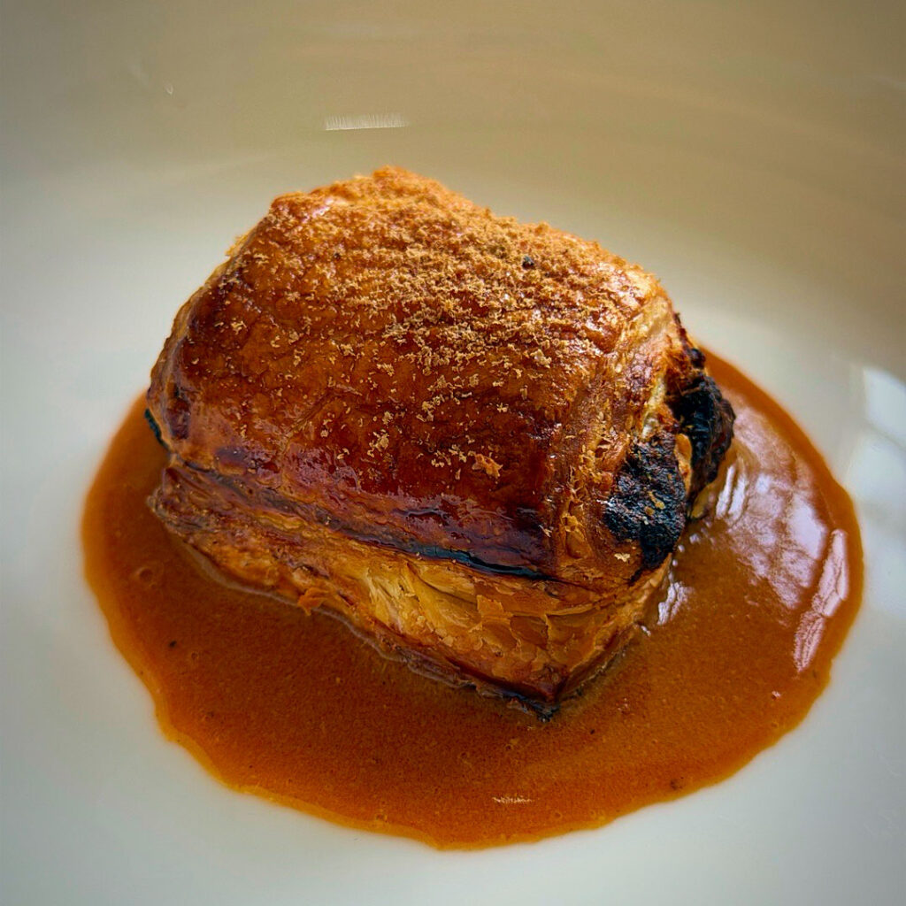 Platocanario.es Napolitana de conejo en salmorejo