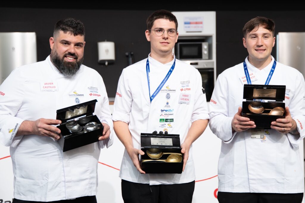 Platocanario.es El pódium del 20 campeonato de Cocina de Canarias en Gastrocanarias
