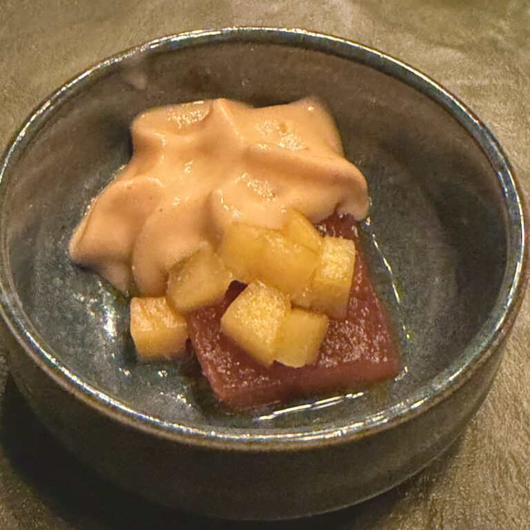Platocanario.es Roasted watermelon, by Pedro Hernández Castillo