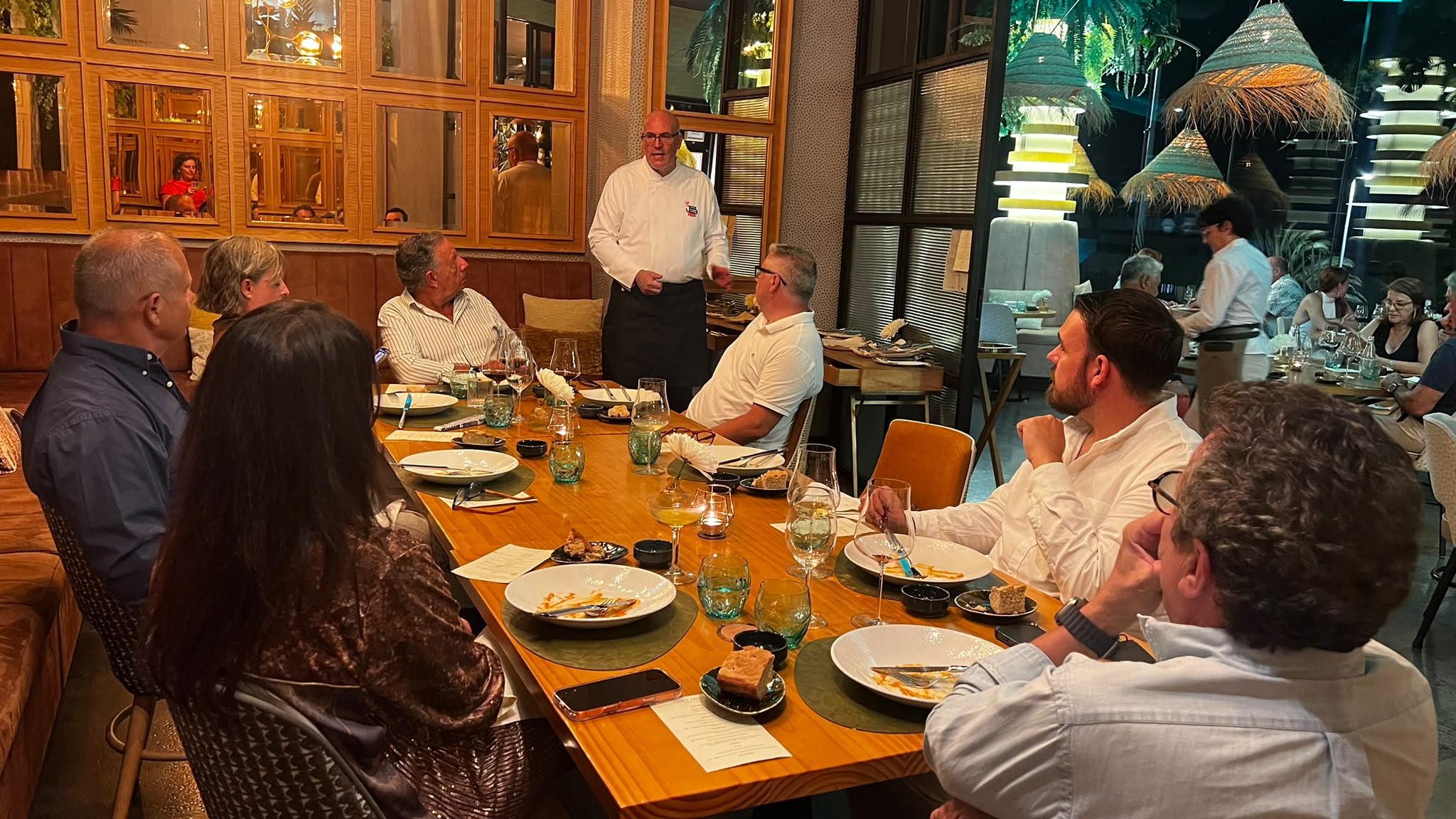 Platocanario.es Pedro Hernández Castillo de El Duende del Fuego, en la cena de Kentia