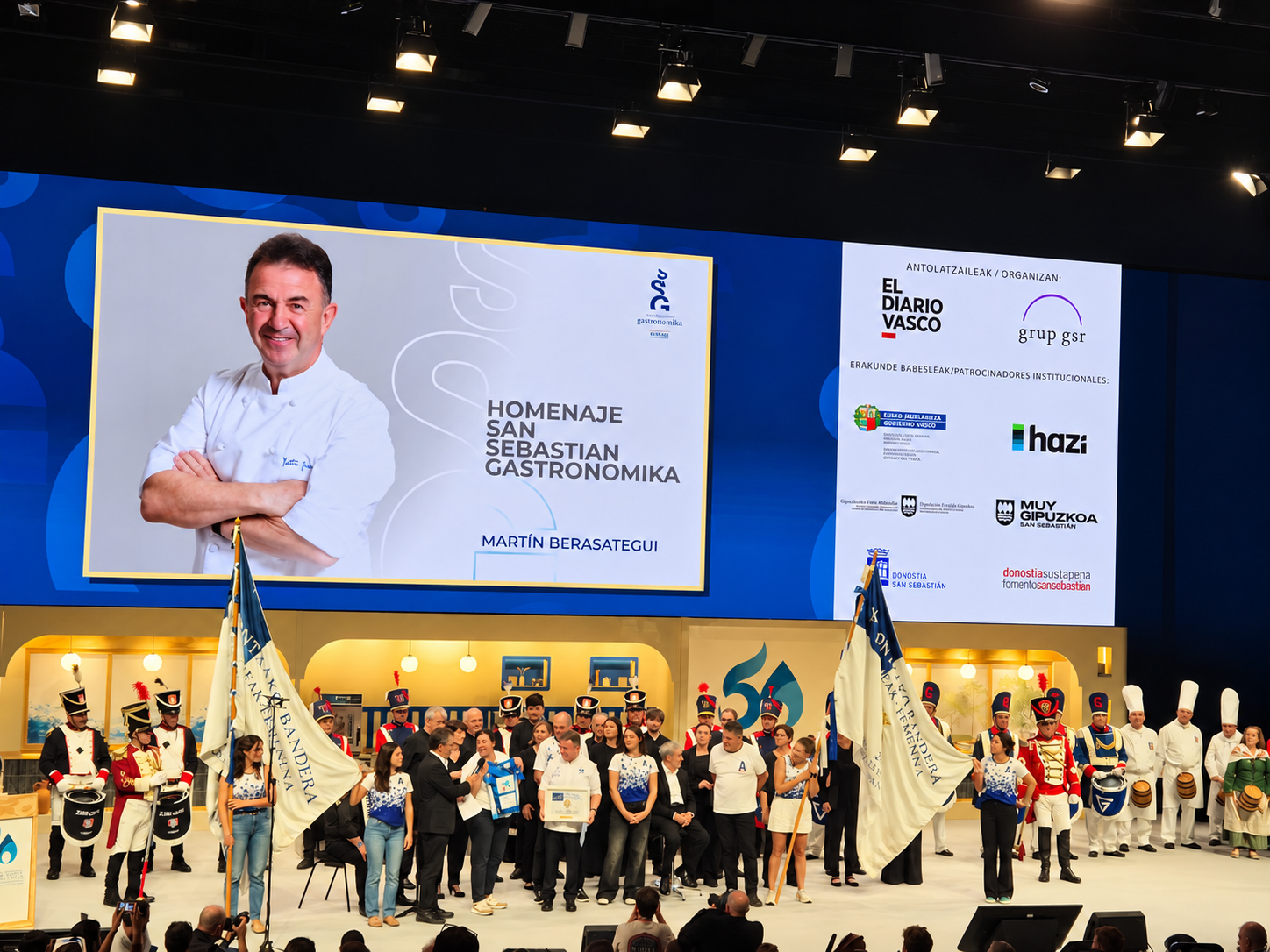 Homenaje a Martín Berasategui en Gastronomika.